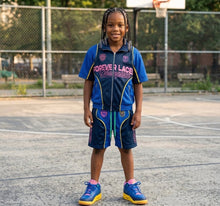 Load image into Gallery viewer, Forever Laced Champion Youth Track Short Set - Brazil 3
