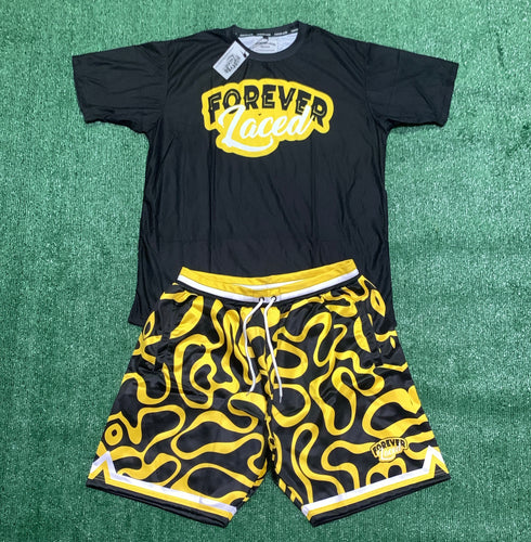 Forever Laced Retro Short Set - Thunder