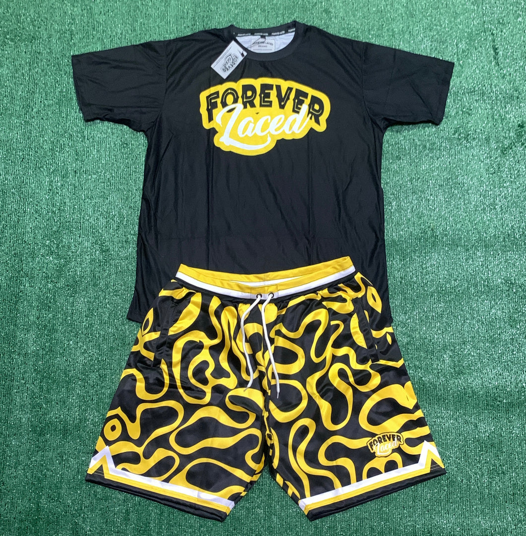 Forever Laced Retro Short Set - Thunder