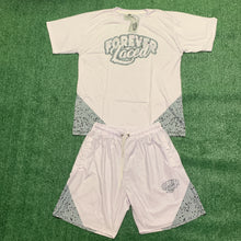 Load image into Gallery viewer, Forever Laced Short Set - White Cement