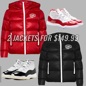 Forever Laced Detachable Hooded Bubble Jacket Holiday Bundle