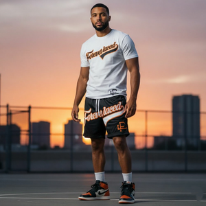 Forever Laced FL Stadium Short Set to match Retro Jordan 1 Shattered Backboard