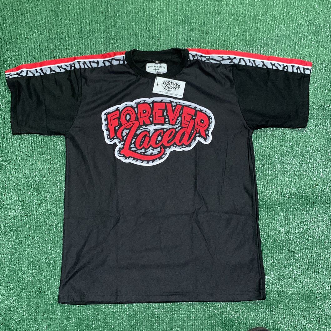 Forever Laced Retro T-Shirt - Red Cement