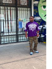 Load image into Gallery viewer, Forever Is Now Boxy T-Shirt (Purple/White) - In Stock
