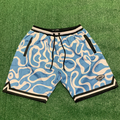 Forever Laced Retro Shorts - UNC