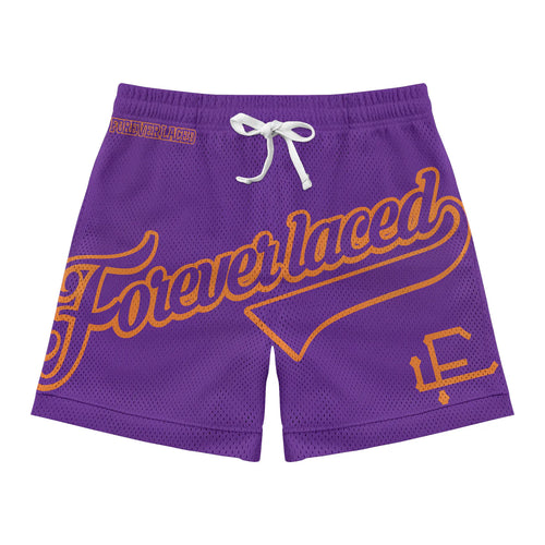Forever Laced Stadium Mesh Shorts (Purple/Orange)
