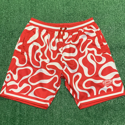 Forever Laced Retro Shorts - Cherry