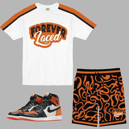 Forever Laced Retro Short Set to match Retro Jordan 1 Shattered Backboard sneakers