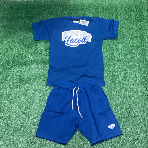 Forever Laced Classic Short Set - True Blue