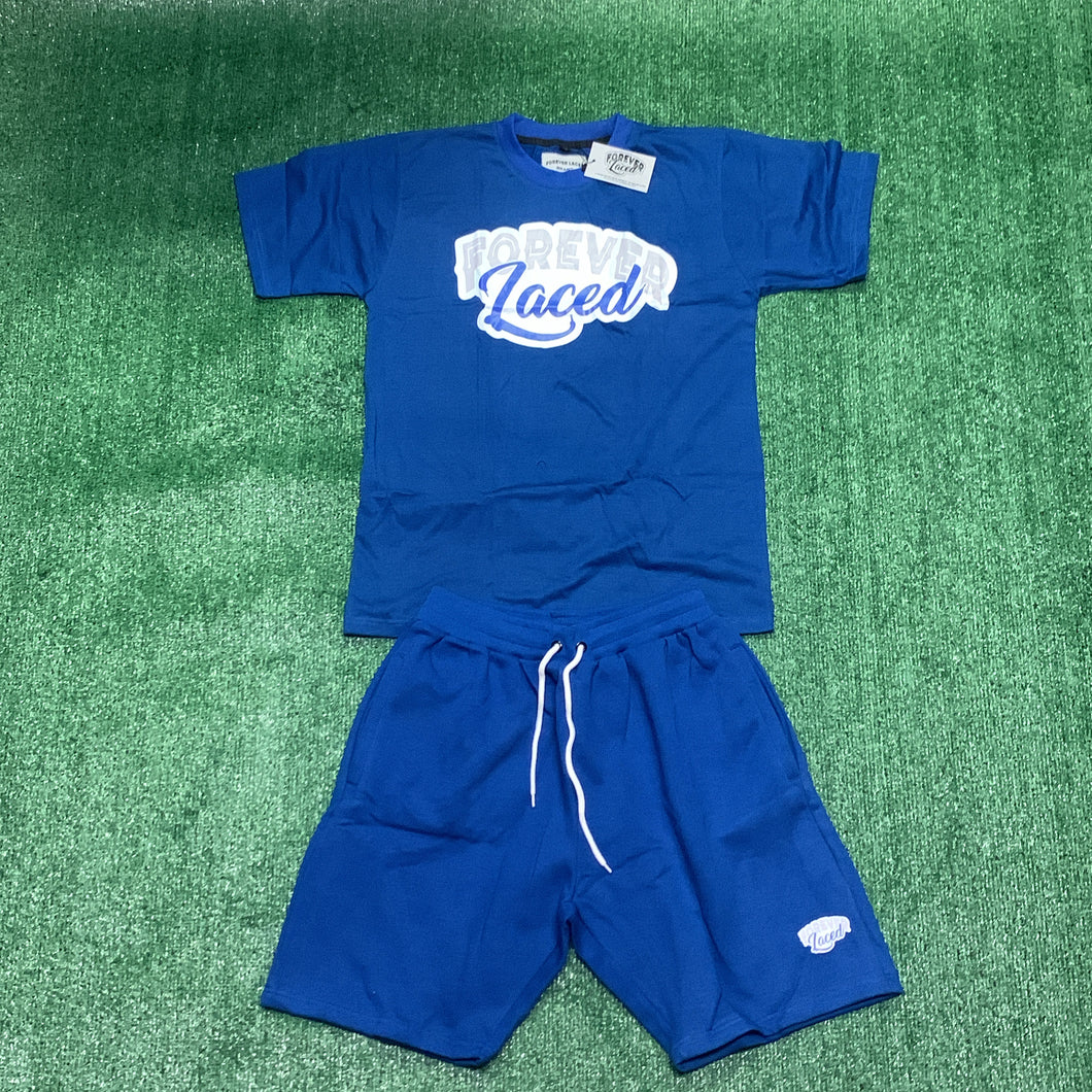 Forever Laced Classic Short Set - True Blue