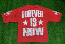 Load image into Gallery viewer, Forever Is Now Boxy T-Shirt (Red/White) - In Stock
