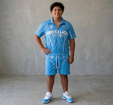 Load image into Gallery viewer, Forever Laced Champion Track Short Set - University Blue 11