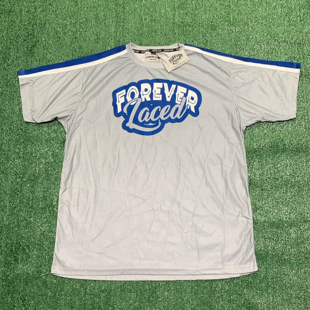 Forever Laced Retro T-Shirt - Military Blue