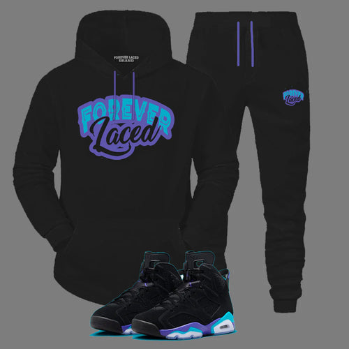 Forever Laced Hooded Sweatsuit - Aqua