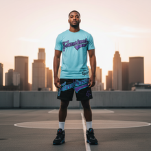 Load image into Gallery viewer, Forever Laced FL Stadium Short Set to match Retro Jordan 8 Aqua