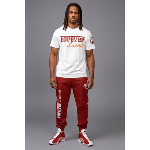 Forever Laced Racer Outfit to match Retro Jordan 13 Dune Red sneakers