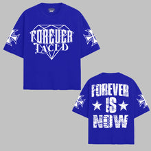 Load image into Gallery viewer, Forever Is Now Boxy T-Shirt (Royal/White) - In Stock