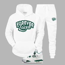 Load image into Gallery viewer, Forever Laced Hooded Sweatsuit to match Retro Jordan 4 Oxidized Green sneakers
