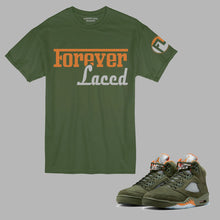 Load image into Gallery viewer, Forever Laced Racer T-Shirt to match Retro Jordan 6 Aqua sneakers