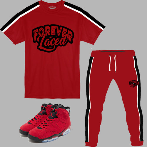 Forever Laced Outfit to match the Retro Jordan 6 Toro Bravo sneakers