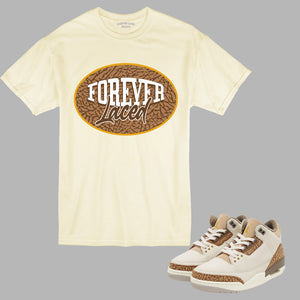 Forever Laced Evo T-Shirt To Match Retro Jordan 3 Palomino sneakers