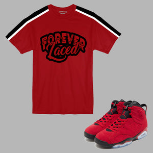Forever Laced T-Shirt to match Retro Jordan 6 Toro Bravo sneakers – FLB