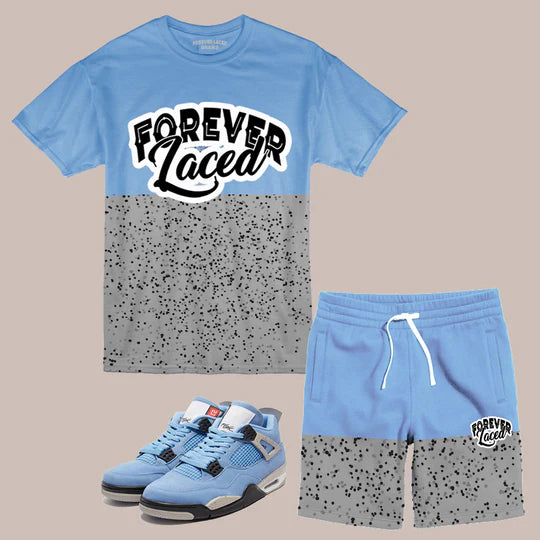 Forever Laced University Blue Short Set