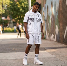 Load image into Gallery viewer, Forever Laced Champion Track Short Set - White Metallic