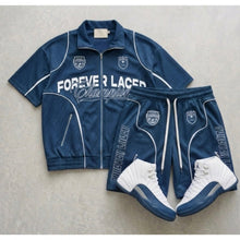 Load image into Gallery viewer, Forever Laced Champion Track Short Set - French Blue