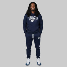 Load image into Gallery viewer, Forever Laced Classic Hooded Sweatsuit to match Retro Jordan 12 French Blue sneakers