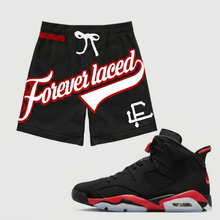 Load image into Gallery viewer, Forever Laced FL Mesh Shorts - Infrared Salesman