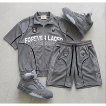 Load image into Gallery viewer, Forever Laced Champion Track Short Set - Wolf Grey