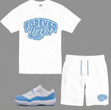 Load image into Gallery viewer, Forever Laced Classic Short Set to match Retro Jordan 11 Low University