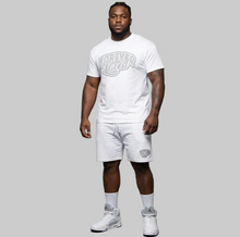 Load image into Gallery viewer, Forever Laced Classic Short Set to match Retro Jordan 5 White Metallic