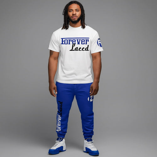 Forever Laced Racer Outfit to match Retro Jordan 12 Blueberry sneakers