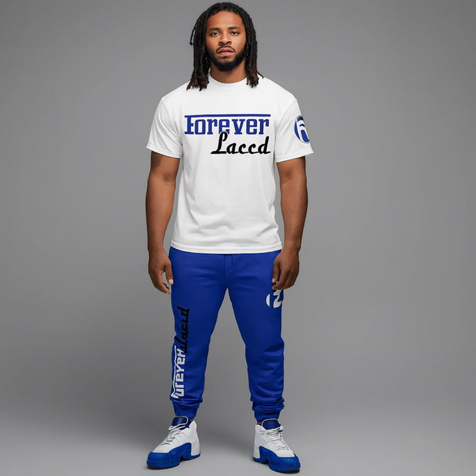 Forever Laced Racer Outfit to match Retro Jordan 12 Blueberry sneakers