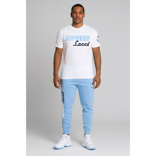 Forever Laced Racer Outfit to match Retro Jordan 11 Legend Blue sneakers