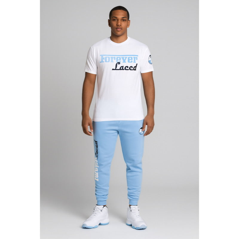 Forever Laced Racer Outfit to match Retro Jordan 11 Legend Blue sneakers