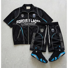Load image into Gallery viewer, Forever Laced Champion Track Short Set - University Blue (Ready To Ship)