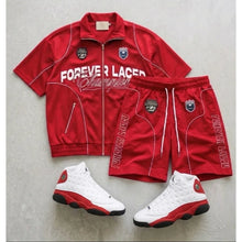 Load image into Gallery viewer, Forever Laced Champion Track Short Set - OG Chicago (Ready To Ship)