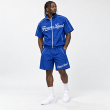 Load image into Gallery viewer, Forever Laced Trainer Windbreaker Short Set - Royal Blue