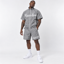 Load image into Gallery viewer, Forever Laced Trainer Windbreaker Short Set - Grey/White