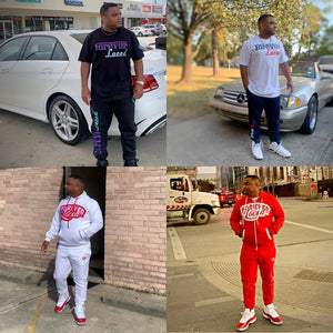 Forever Laced Racer Outfit to match Retro Jordan 5 Grape sneakers