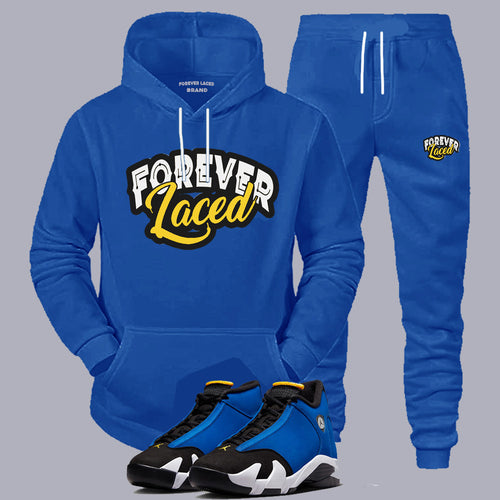 Forever Laced Hooded Sweatsuit to match Retro Jordan 14 Laney