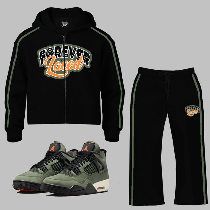Forever Laced 2.0 Retro Zipped Hoodie Sweatsuit - Undefeated