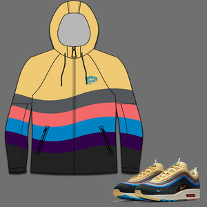 Forever Laced Waves Windbreaker to match Nike Air Max 197 Sean Wotherspoon - In Stock