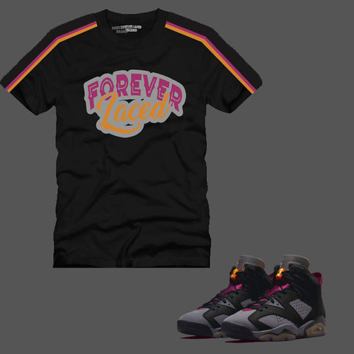 Forever Laced T-Shirt to match Retro Jordan 6 Bordeaux