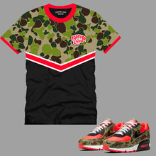 Load image into Gallery viewer, Forever Laced T-Shirt to match the Nike Air Max 90 Reverse Duck Camo