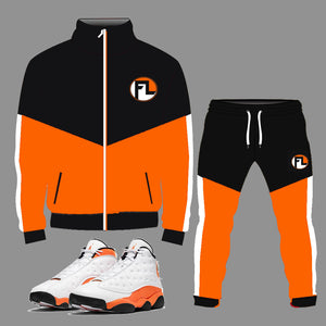 Forever Laced FL Tracksuit to match the Retro Jordan 13 Starfish