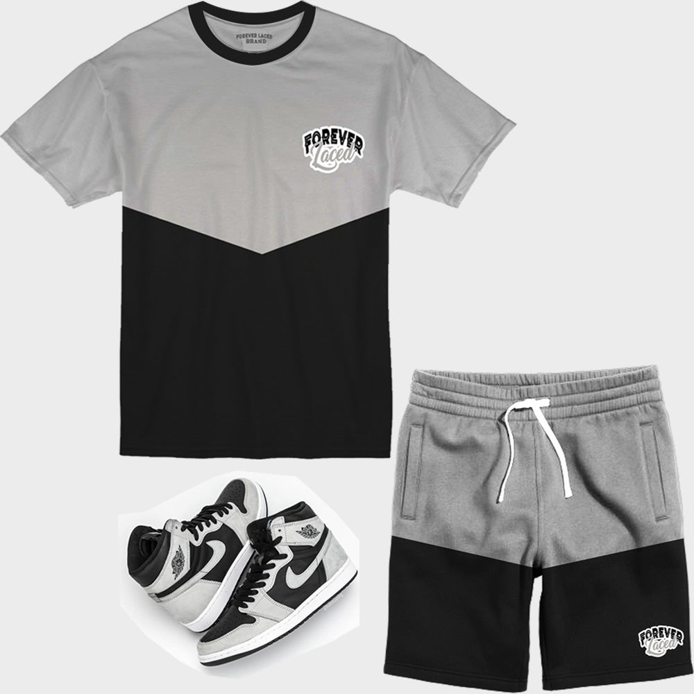 Forever Laced HH Short Set to match Retro Jordan 1 Shadow 2.0